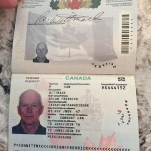 Buy Scannable Fake Canadian Passport